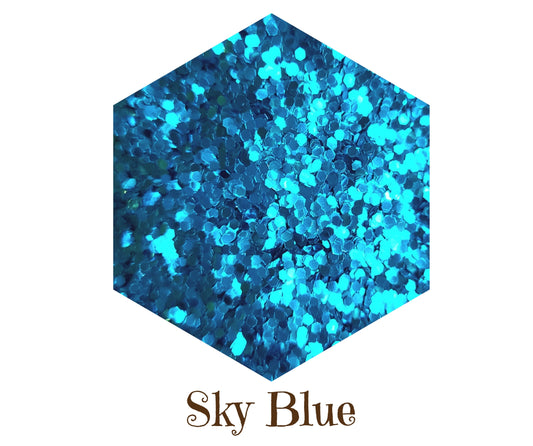 Glitter Biodegradable Sky Blue