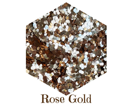 Glitter Biodegradable Rosé Gold