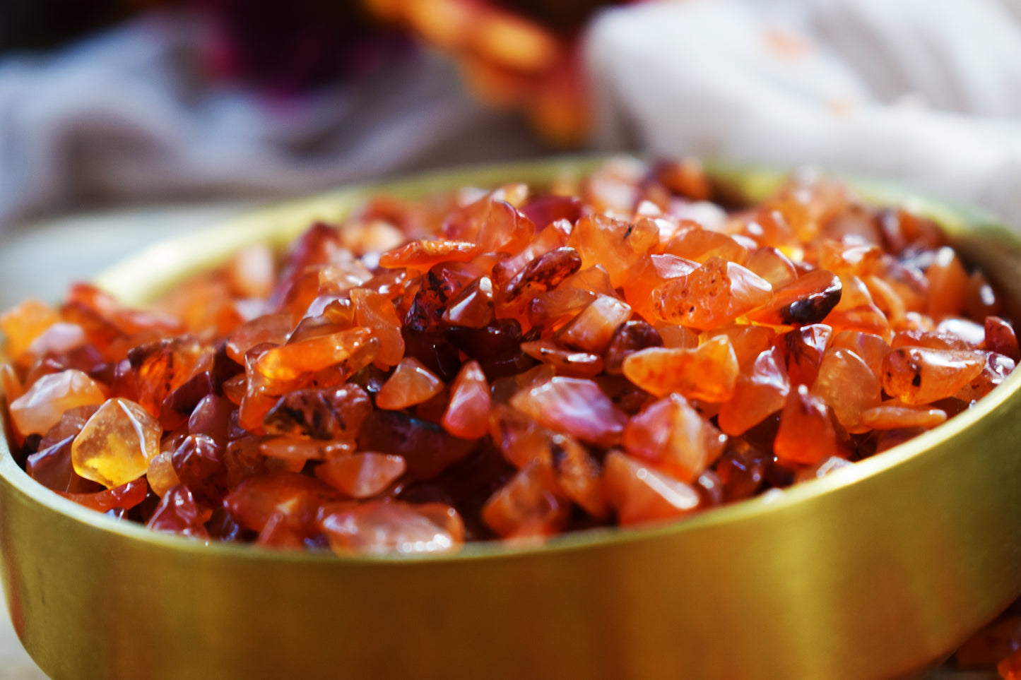 Carnelian chips 50g