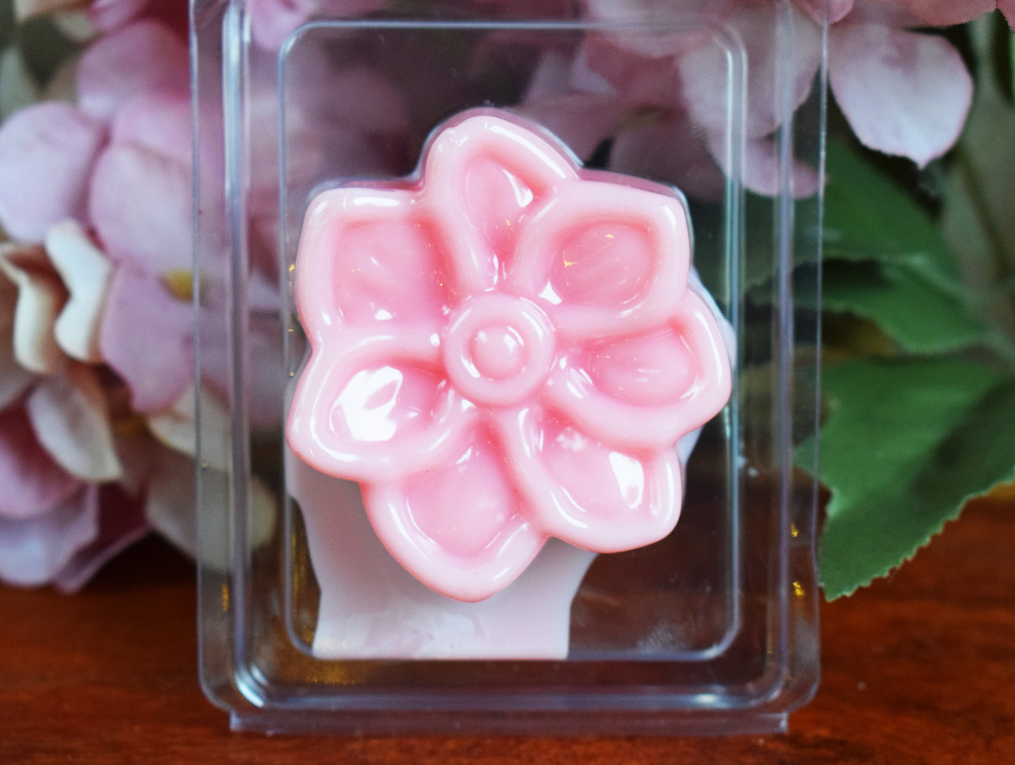 Molde Wax Melts de plástico reciclado : Flor Pack 4u